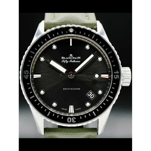 Blancpain Fifty Fathoms Bathyscaphe 5000 1110 B52A 210000033524 kol saati