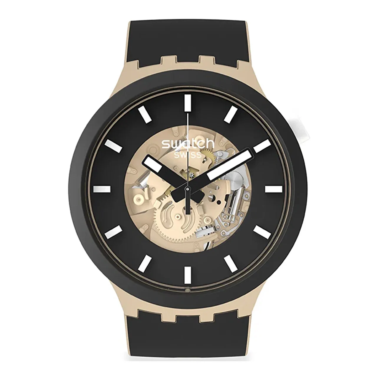 Swatch Time Of Taupe SB03C100 47 mm kol saati