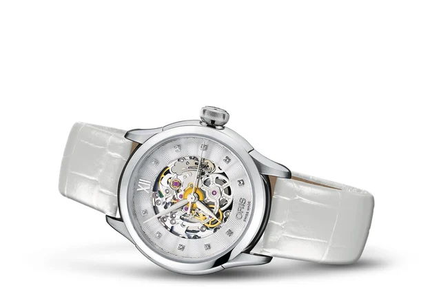 Oris Artelier Skeleton Diamonds 01 560 7604 4019-07 5 16 67FC kol saati
