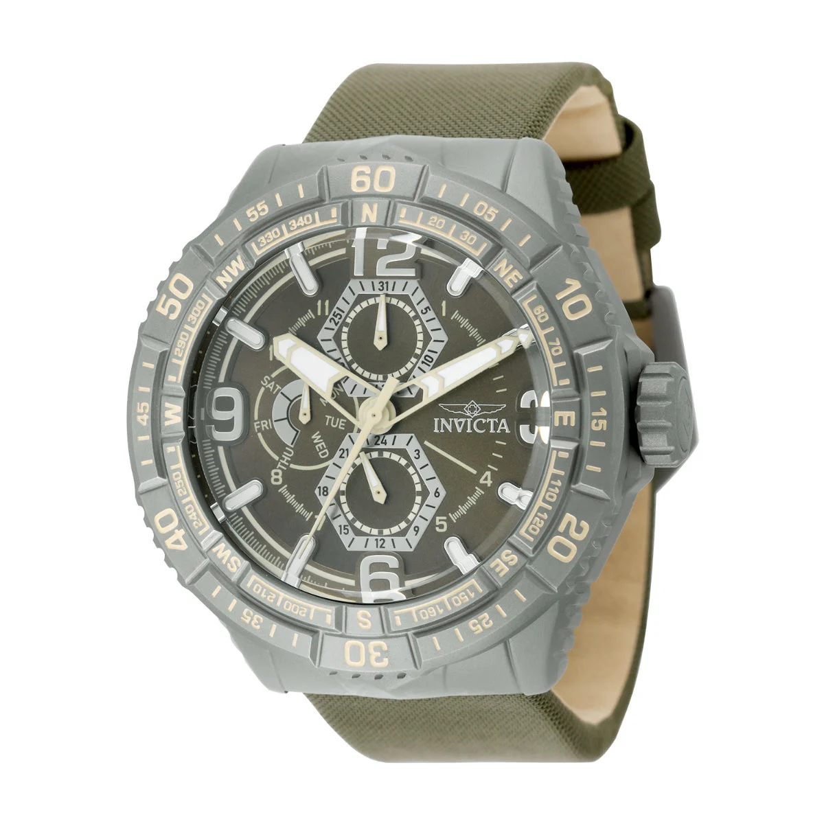 Invicta Coalition Forces Watch - 49mm. Olive Green (49633) 49 mm kol saati