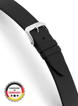 RIOS Leather Strap Elegant - Black - Calf Leather 4313/RI kol saati