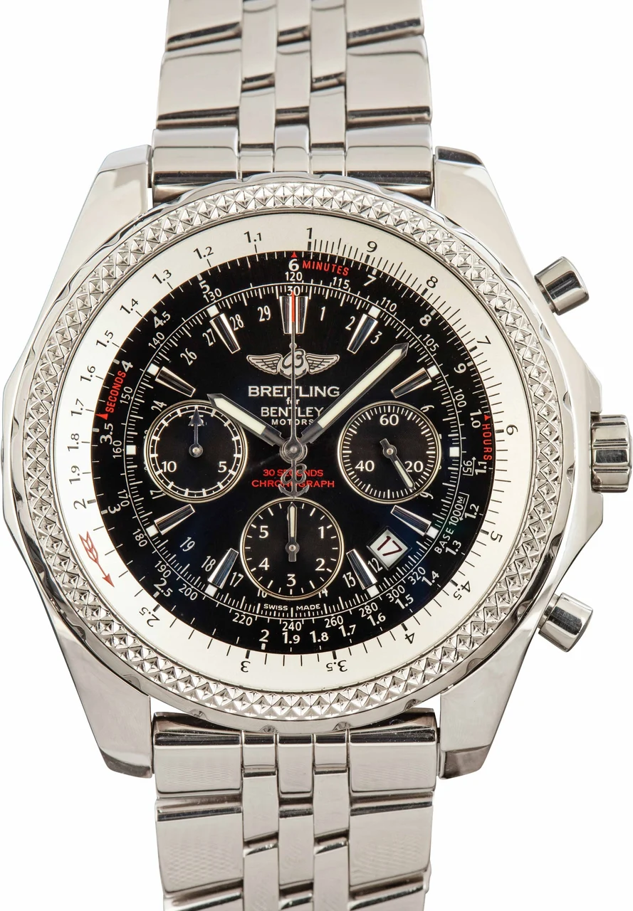 Breitling Bentley Black Dial AB25362 49 mm kol saati