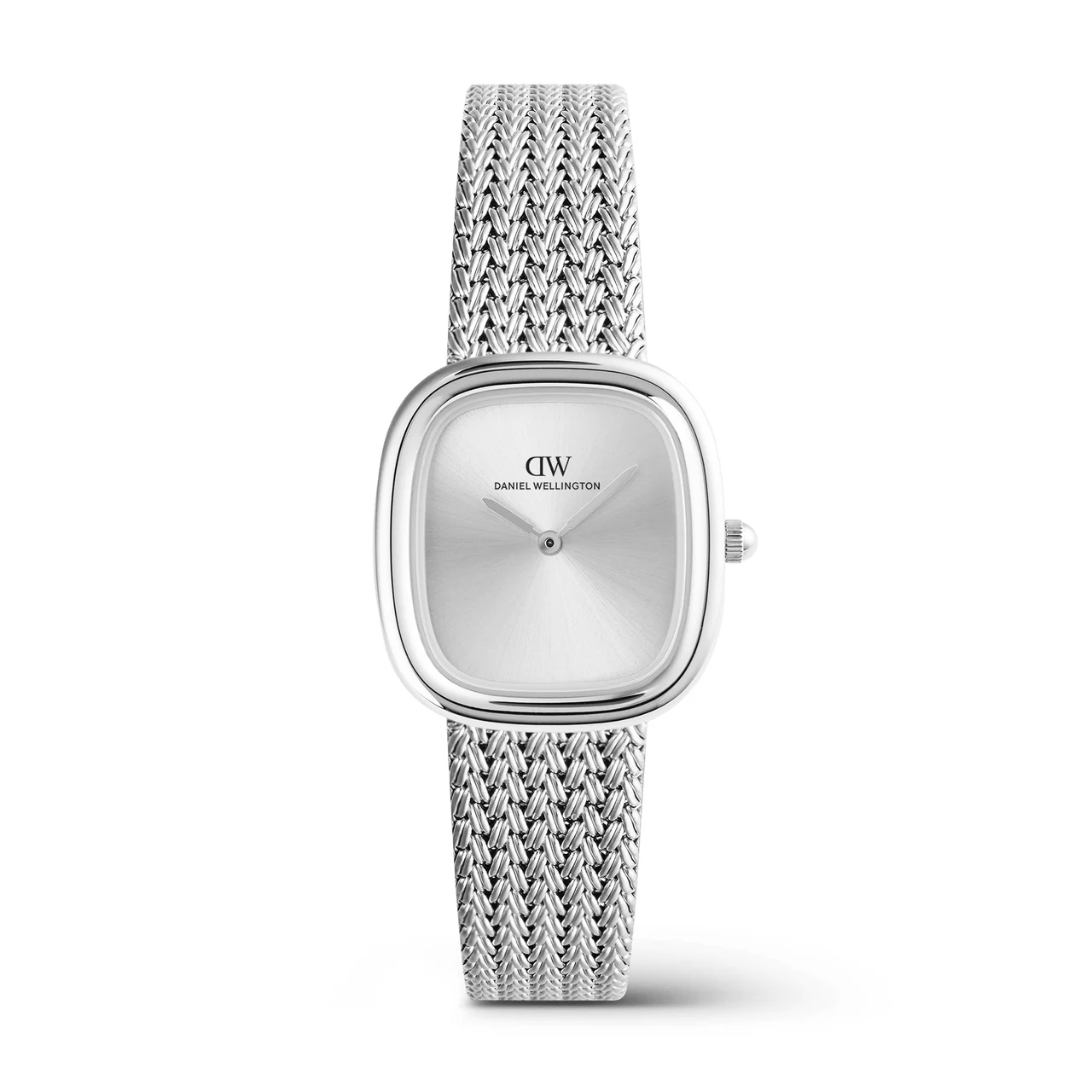 DANIEL WELLINGTON Margot Braided Mesh Unitone Silver DW00100963 26 mm kol saati