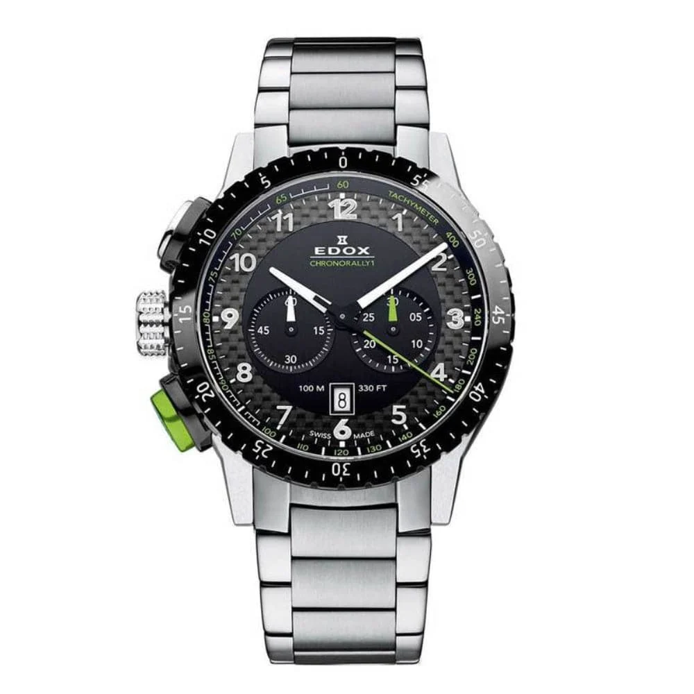 EDOX Chronorally ED10305-3NVM-NV 45 mm kol saati