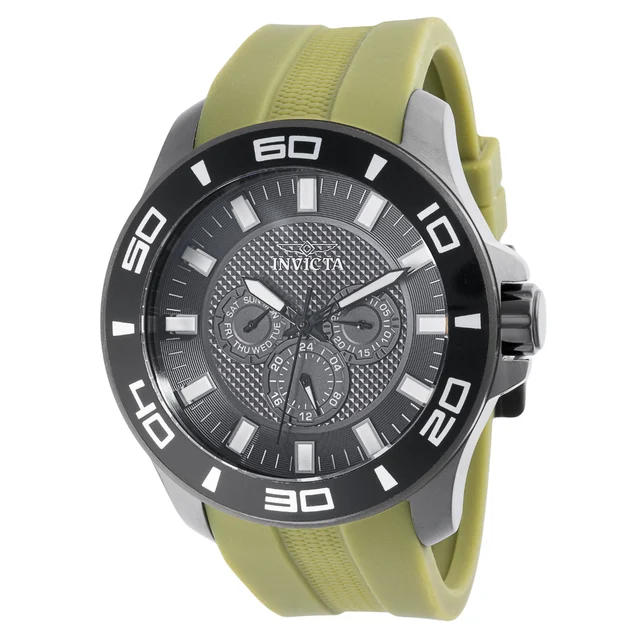 Invicta Pro Diver Impact Watch - 50mm. Olive Green (46035) kol saati