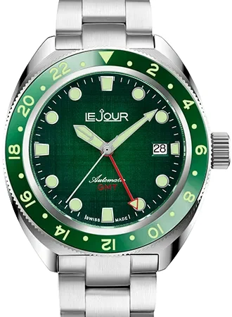 Le Jour Hammerhead GMT Green Ref. LJ-HH-GMT-003 LJ-HH-GMT-003/LJ kol saati