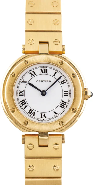 Cartier Santos Vendôme Ref 84738788 Yellow Gold kol saati
