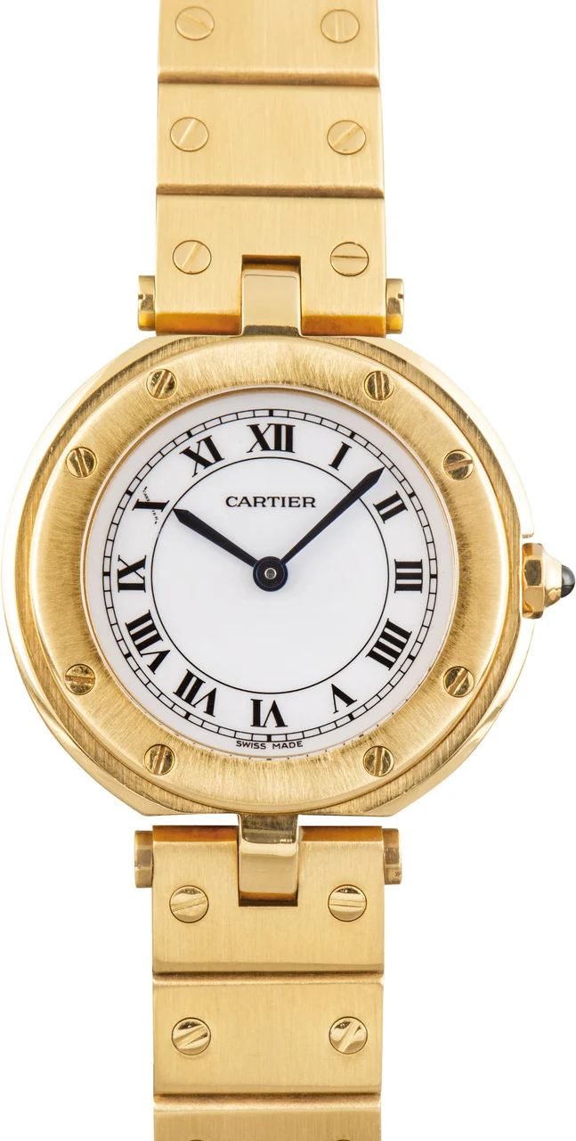 Cartier Santos Vendôme Ref 84738788 Yellow Gold kol saati
