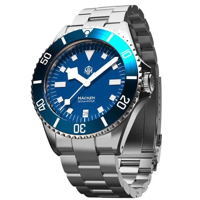NTH Näcken 300-Meter Hi-Beat Automatic Dive Watch with an AR Sapphire Crystal #WW- -NMED W