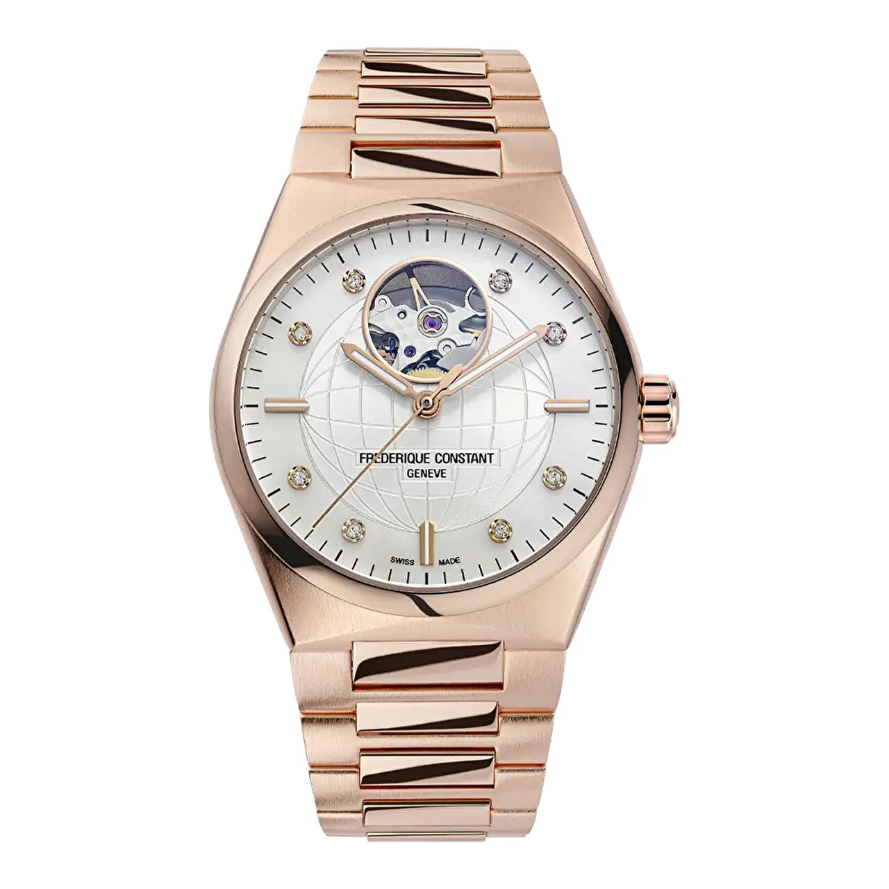 Frederique Constant New Highlife Auto Heart Beat FC-310MPWD2NH4B 34 mm kol saati
