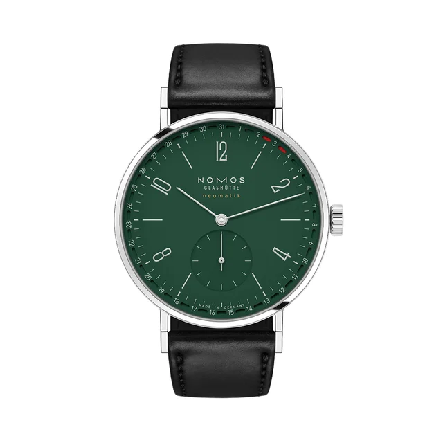 NOMOS Glashütte Tangente Neomatik Update 38.5mm - Forest Green on Leather Strap 148 kol sa