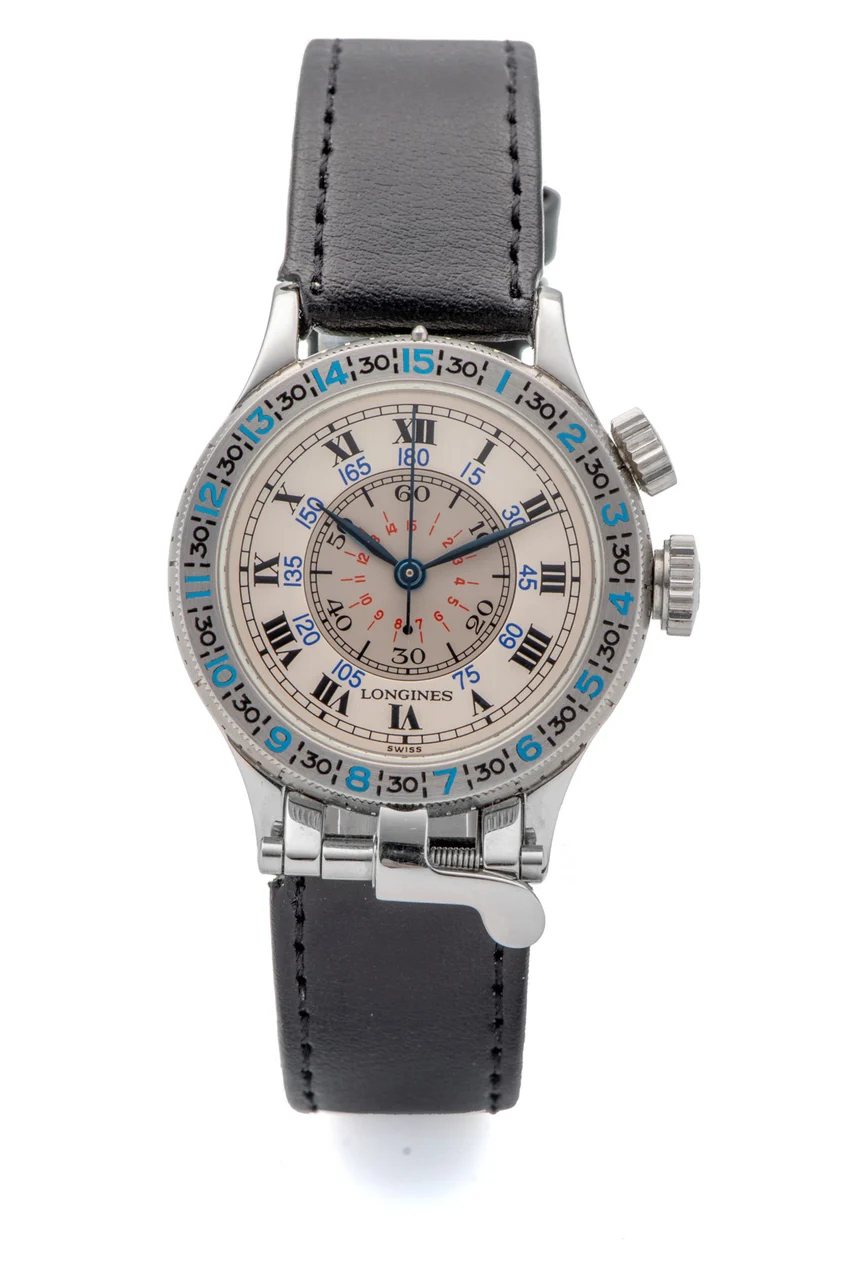 Longines Ref. L2.607.4, centre-seconds, Hour-Angle; “Lindbergh Replica”; limited edition of 1 000 examples; stainless steel kol saati