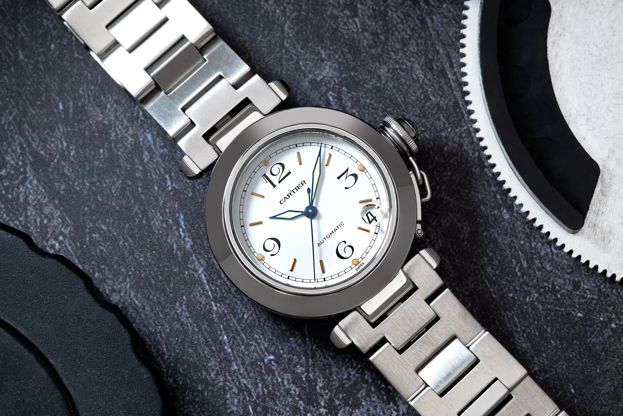 Cartier Pasha 40950222 35 mm kol saati
