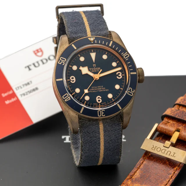 Tudor TUDOR, REF. 79250BB, HERITAGE BLACK BAY, LIMITED BUCHERER EDITION, BRONZE kol saati