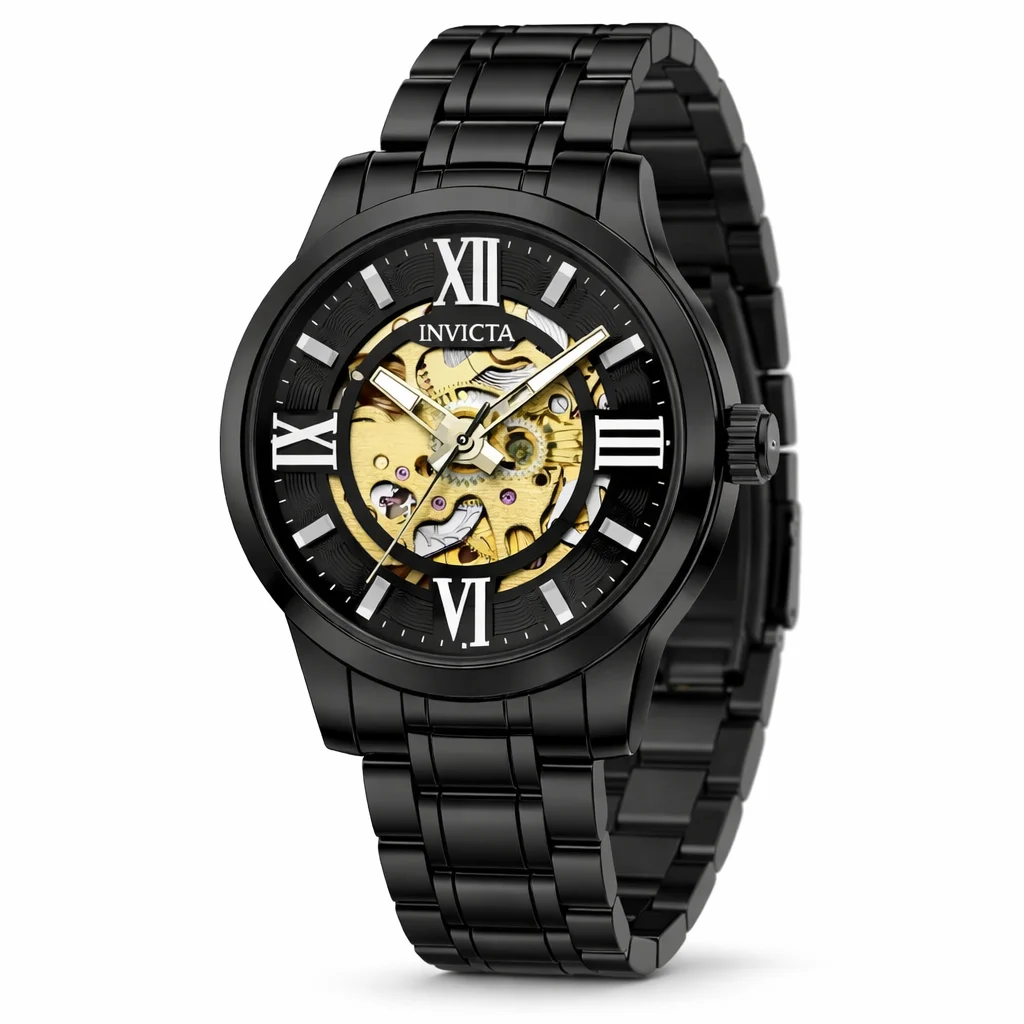 Invicta Objet D Art Artifice Automatic Watch w/ Skeleton Dial - 41mm, Black (69507) 41 mm kol saati