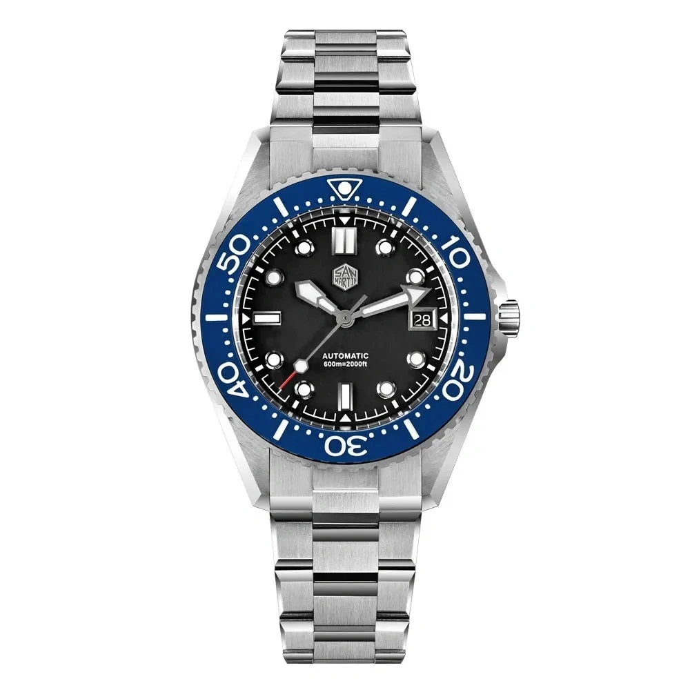 San Martin Automatic Mechanical SN0036 SN0036GC- 黑圈 41 mm kol saati