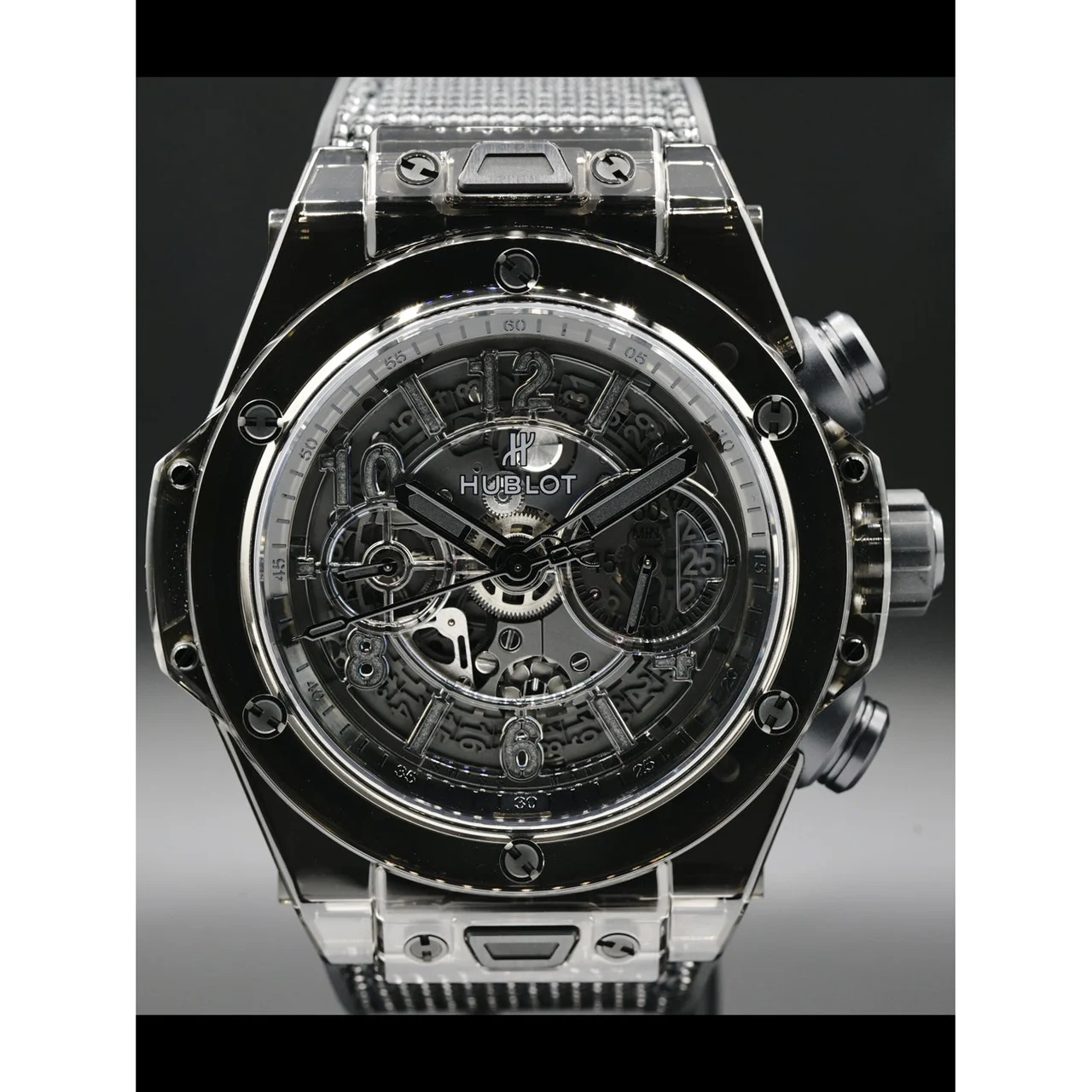 Hublot Big Bang Unico Sapphire All Black 411.JB.4901.RT 210000020252 45 mm kol saati