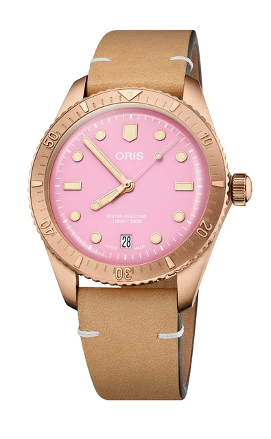 Oris Divers Sixty-Five Cotton Candy 01 733 7771 3158-07 5 19 04BR kol saati