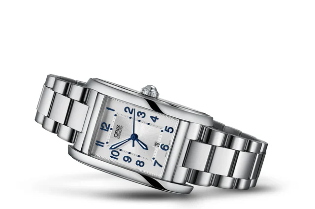 Oris Rectangular Date 01 561 7692 4031-07 8 18 20 kol saati