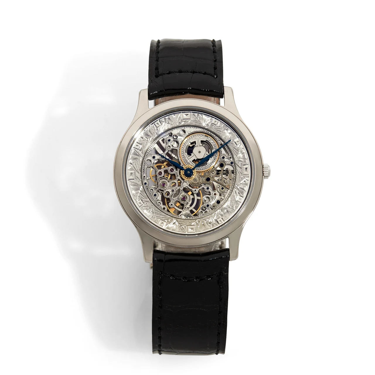 Jaeger-Lecoultre JAEGER-LECOULTRE REF. 145.3.79.SB, MASTER ULTRA THIN SKELETON LIMITED EDITION WHITE GOLD kol saati