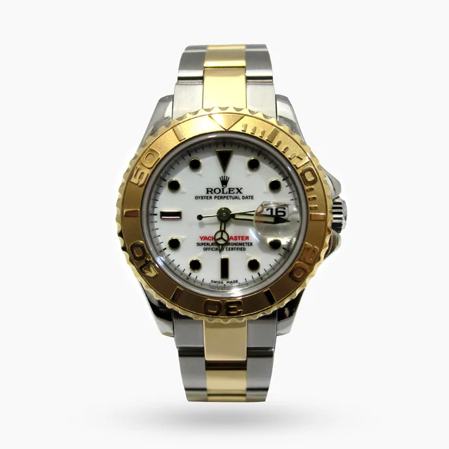 Rolex Yachtmaster White Dial , Steel/Gold ROLEX-Ref:169623 Yachtmaster Ladies White Dial ,