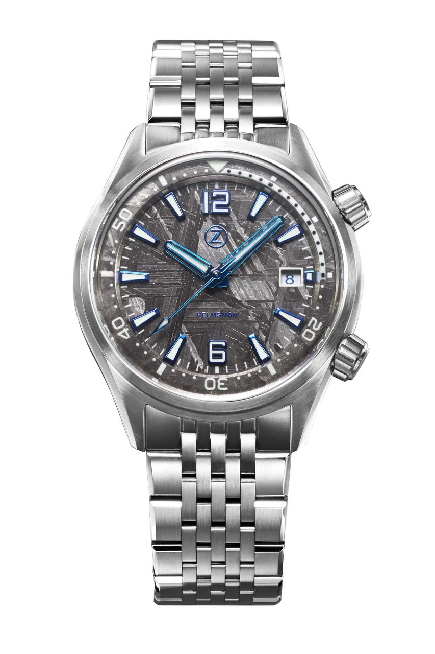 Zelos Helmsman SS 'Meteorite' 40 mm kol saati