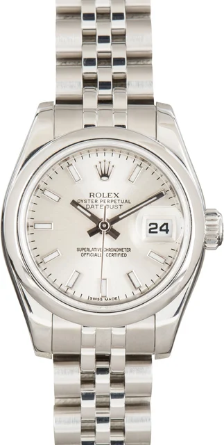 Rolex Datejust ref 179160 Silver Dial 179160-CPO kol saati