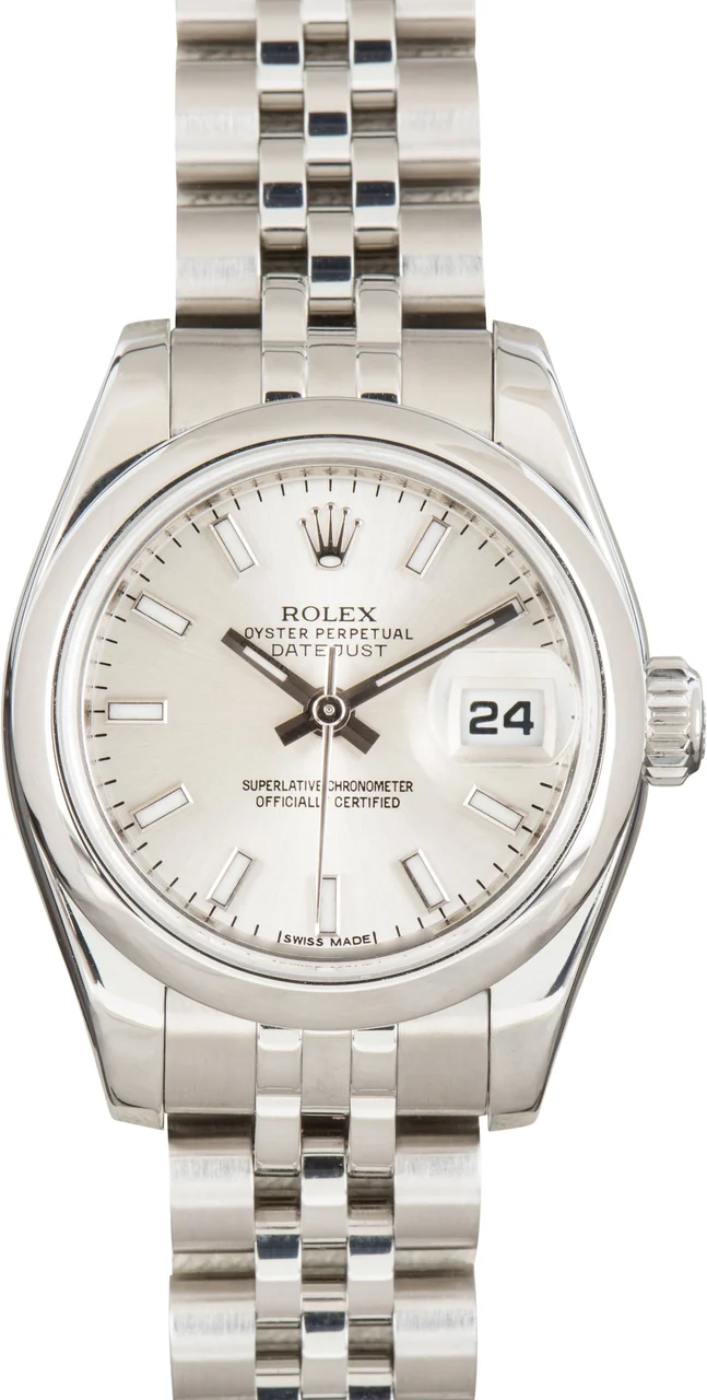 Rolex Datejust ref 179160 Silver Dial 179160-CPO 26 mm kol saati