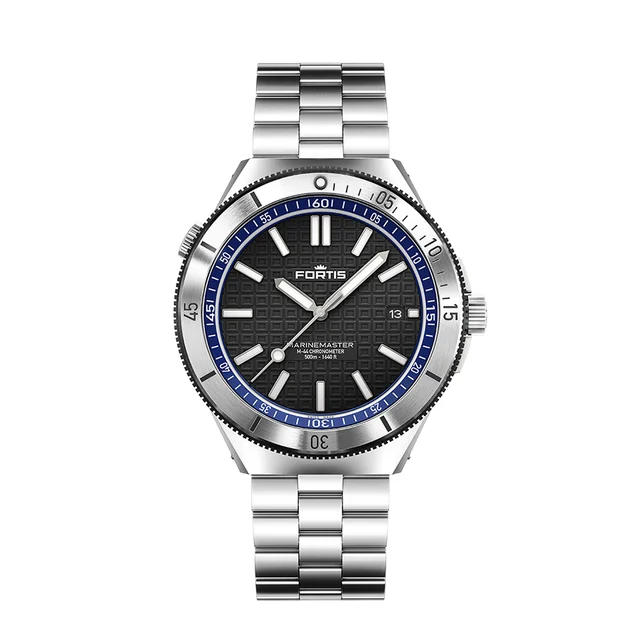 Fortis Marinemaster M-44 Ocean blue on block bracelet Fortis • Marinemaster M-44 Ocean blu