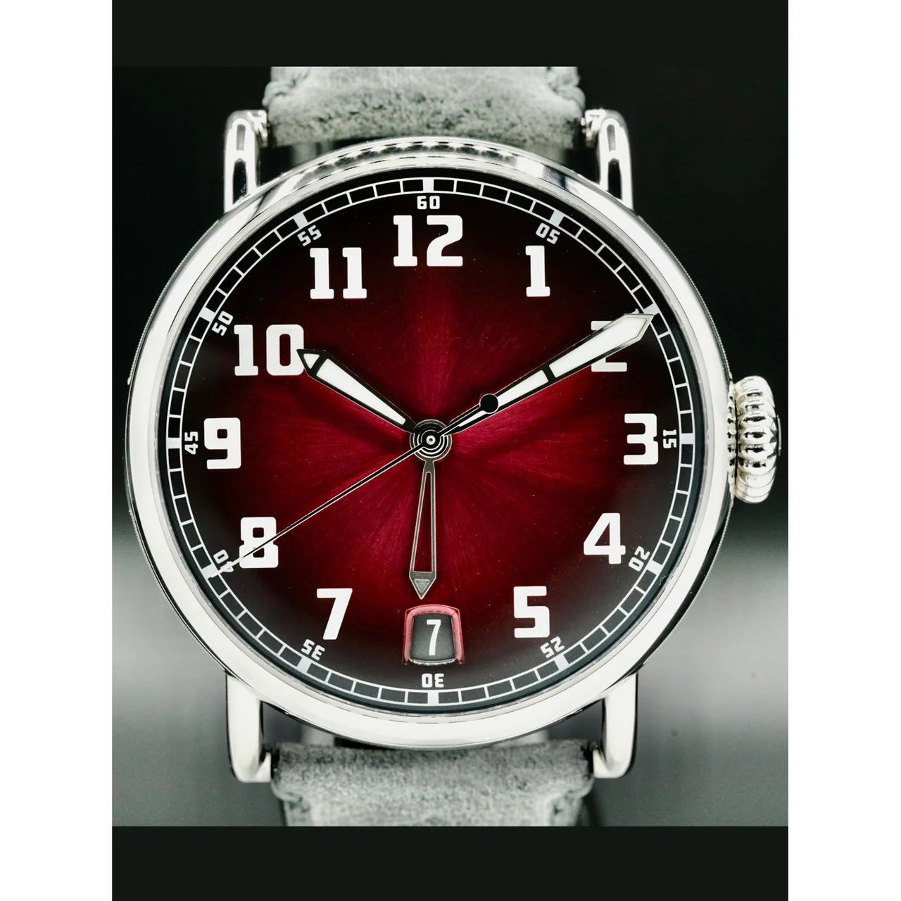 H. Moser & Cie. - Moser and Cie. Heritage Dual Time 8809-1200 210000035626 42 mm kol saati