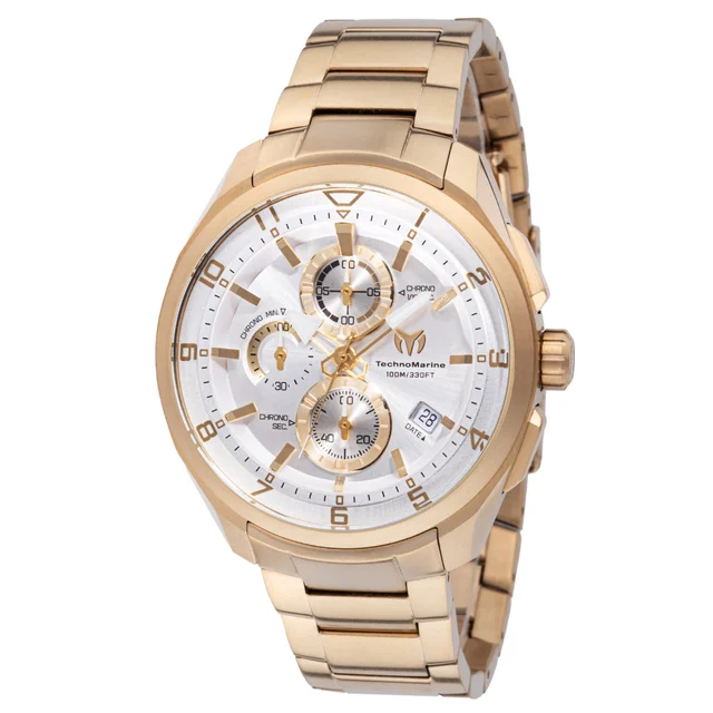 Technomarine Ocean Quantum Watch - 44mm. Gold (TM-318118) kol saati