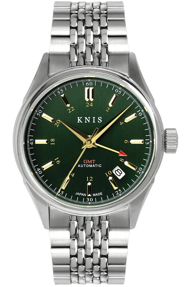 KNIS Classic GMT KN008-GRRC 38 mm kol saati