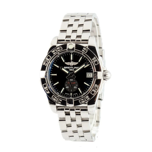 Breitling Galactic 36 Stainless Steel Black Dial A37330 kol saati