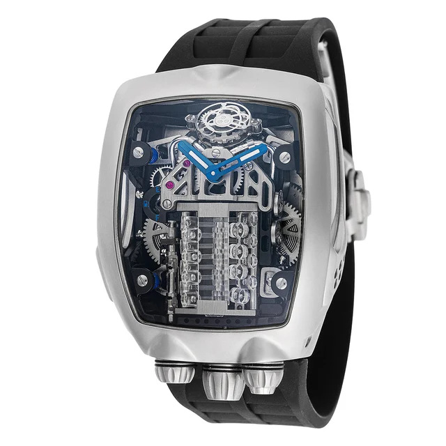 Montres Prestige Invicta X Invicta Automatic Watch W/ Skeleton Dial - 44mm, Black (MPW-015