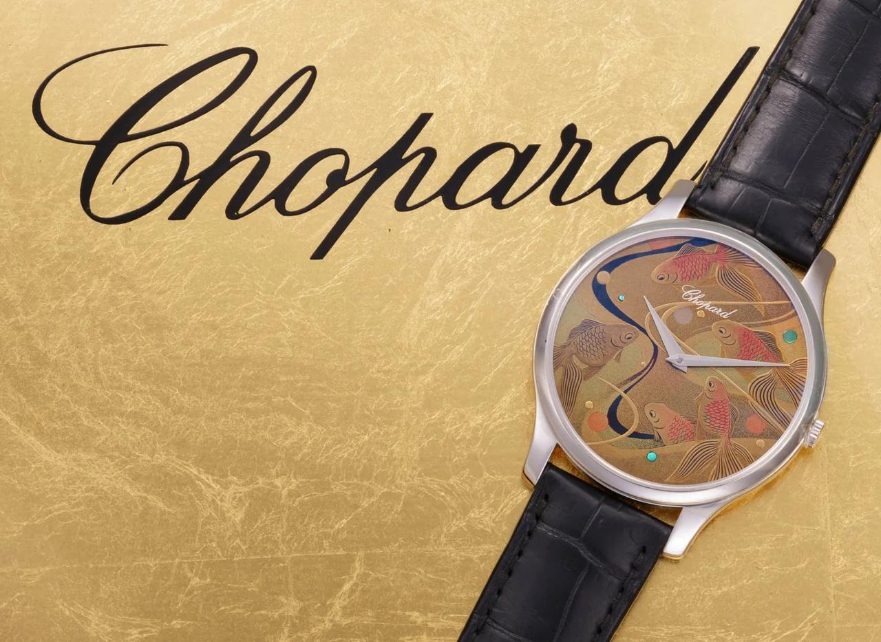 Chopard CHOPARD REF. 161902-1023, L.U.C XP -URUSHI GOLDFISH, 18K WHITE GOLD kol saati