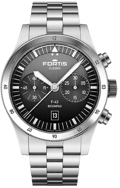 Fortis Flieger FS022 - Steel kol saati