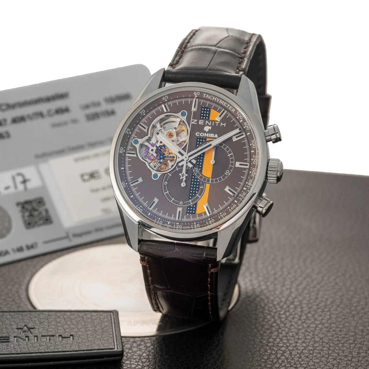 Zenith ZENITH, REF. 03.2047, EL PRIMERO CHRONOMASTER, COHIBA LIMITED EDITION, STEEL kol saati