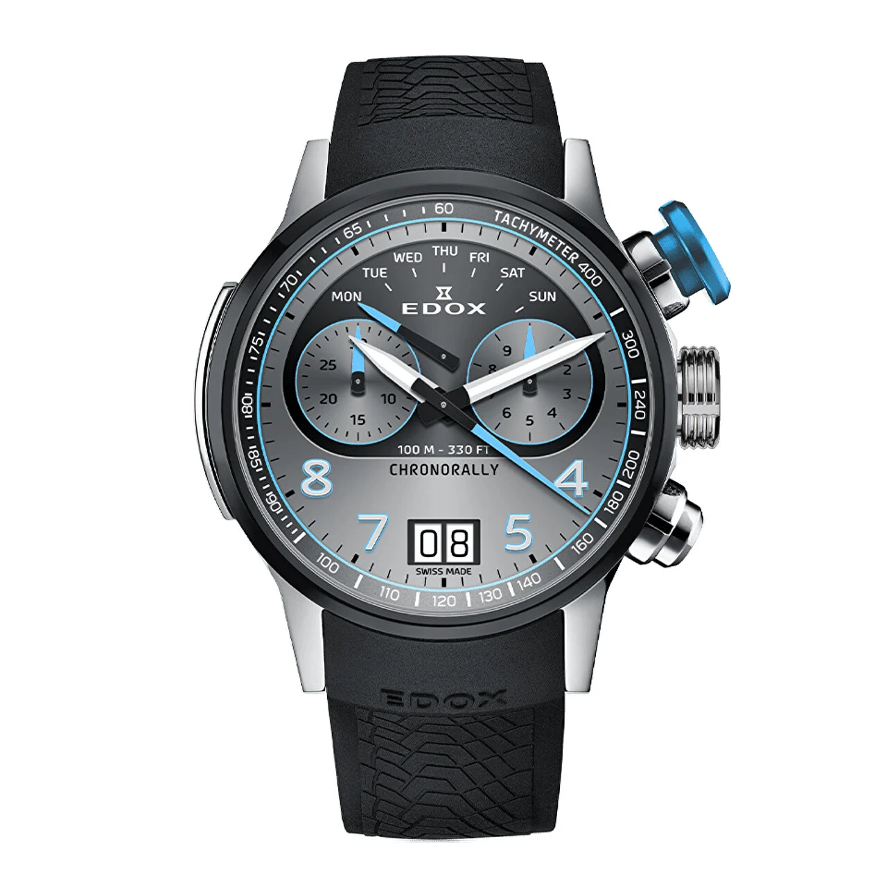 EDOX 38003-TINBU-GNBU 45 mm kol saati