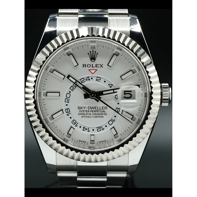 Rolex Sky Dweller White Dial 326934 210000024476 kol saati