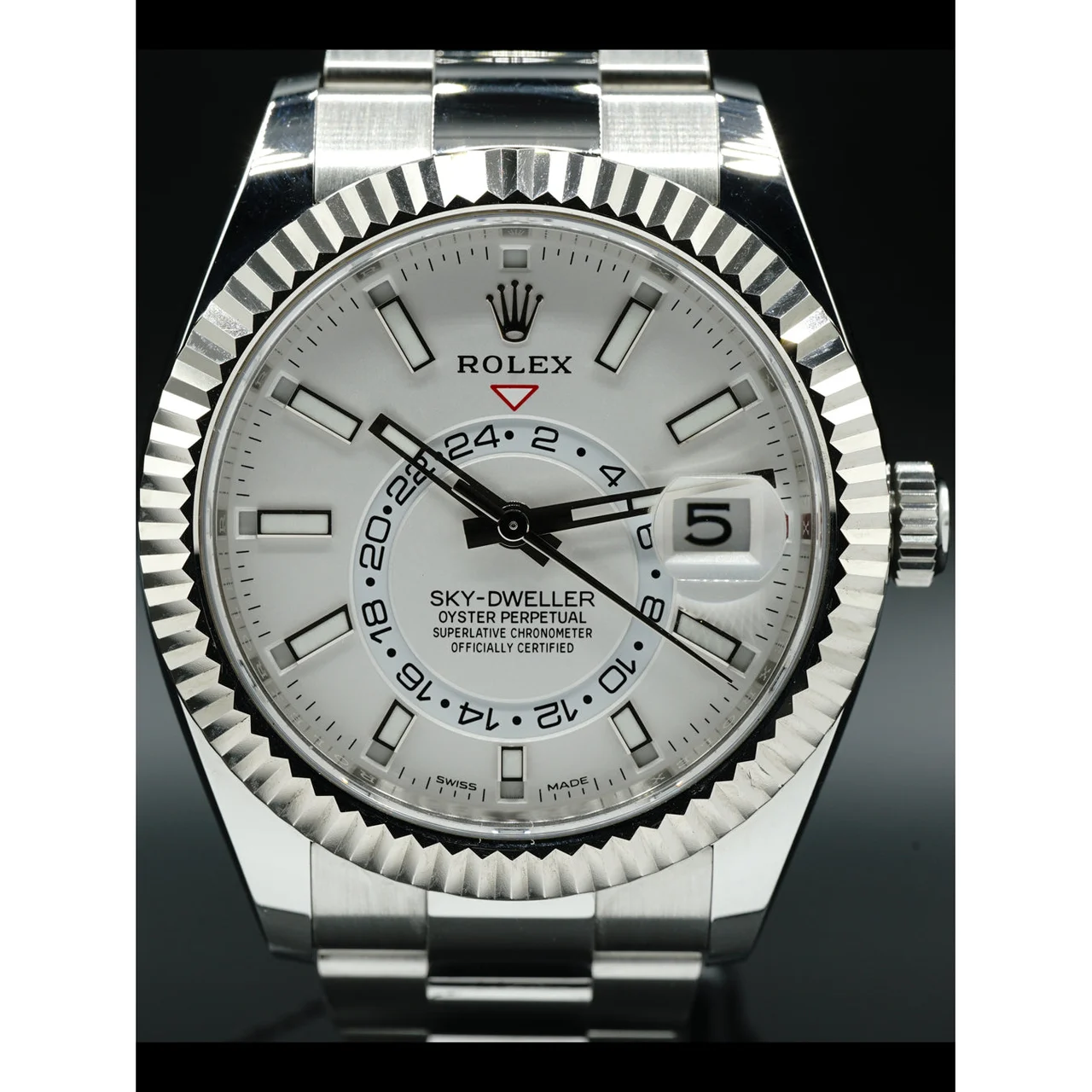 Rolex Sky Dweller White Dial 326934 210000024476 kol saati