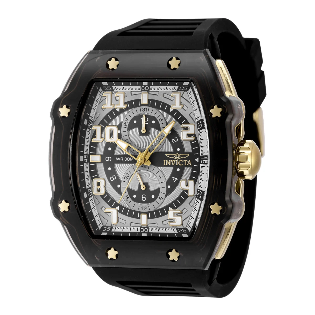Invicta Racing Cyclone Watch - 48.5mm, Black (48715) 48.5 mm kol saati