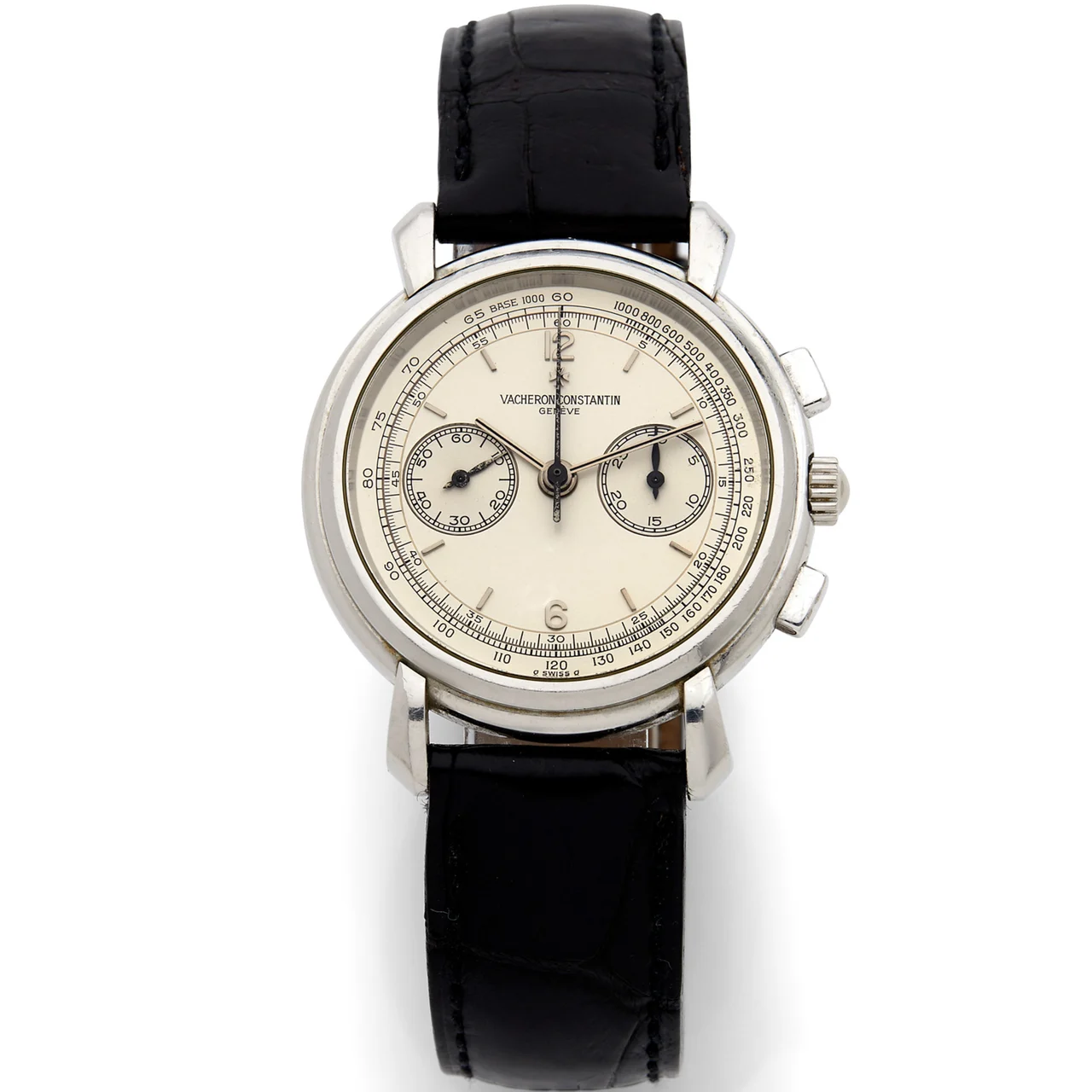 Vacheron Constantin VACHERON CONSTANTIN REF. 47101 CHRONOGRAPH TELLOW GOLD Very fine and rare, manual-winding, 18K yellow gold wristwatch with chronograph. kol saati