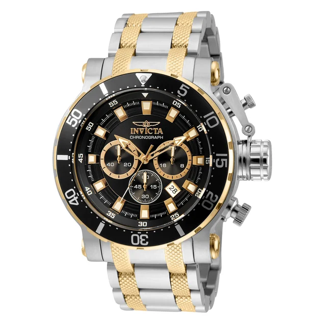Invicta Coalition Forces Night Hawk Watch - 52mm. Steel, Gold (32712) kol saati