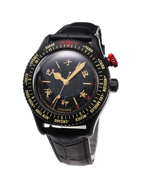 UNDONE Watches Chinese Hour Snake | Black BCP-AER-CHH-SHB kol saati