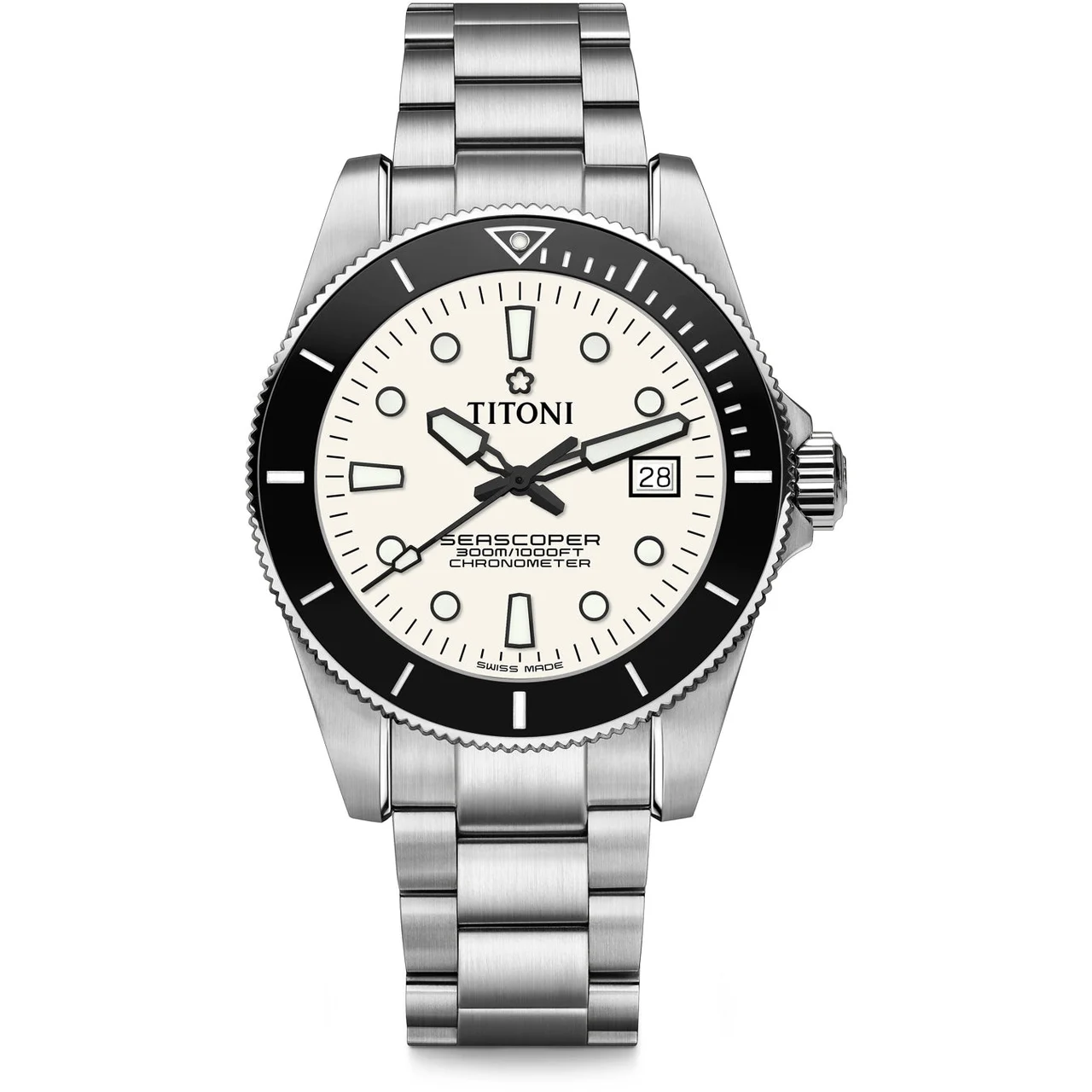Titoni Seascoper 83300 S-BK-713 42 mm kol saati