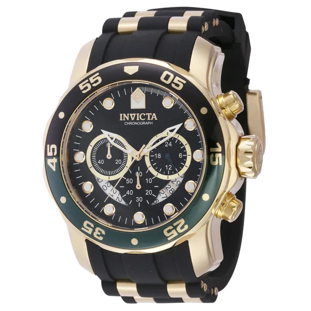 Invicta Pro Diver SCUBA Watch - 48mm. Black, Gold (44522) kol saati