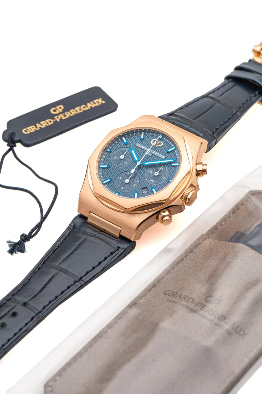 Girard-Perregaux GIRARD-PERREGAUX, REF. 81020, LAUREATO CHRONOGRAPH, PINK GOLD kol saati