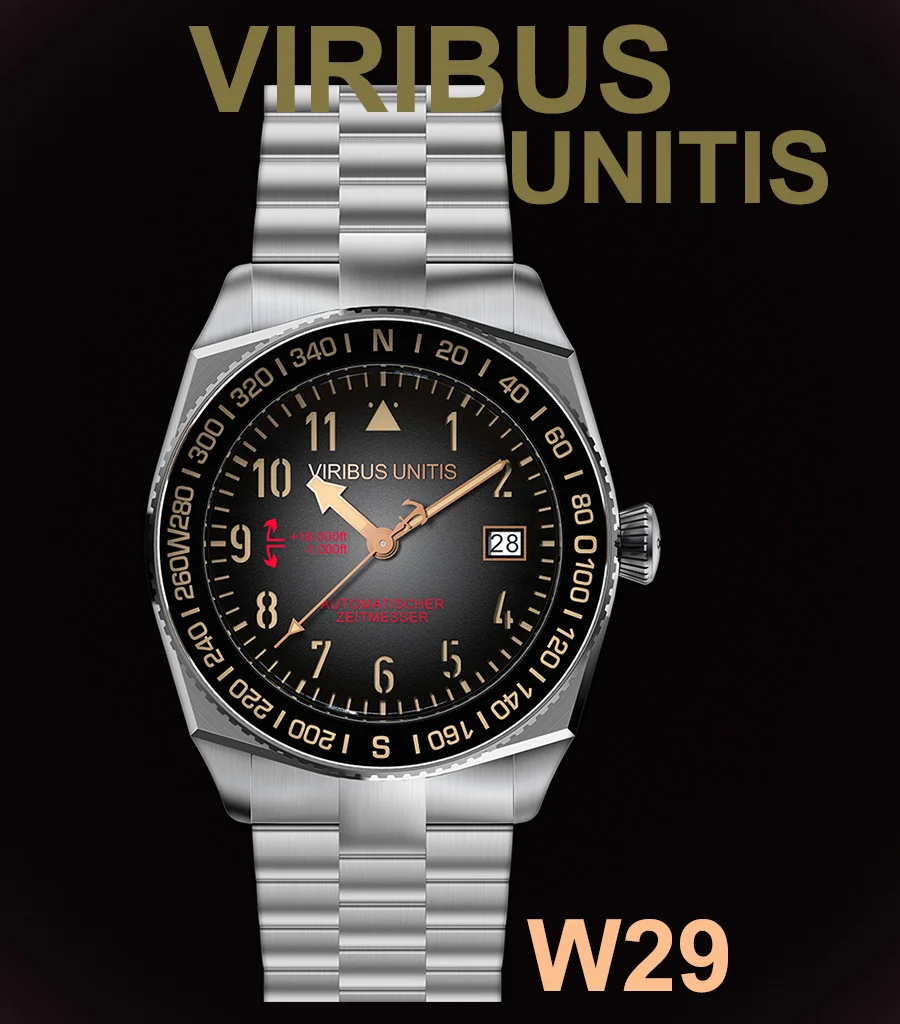 Viribusunitis Watches Viribusunitis Watches 0001-1-1 40 mm kol saati