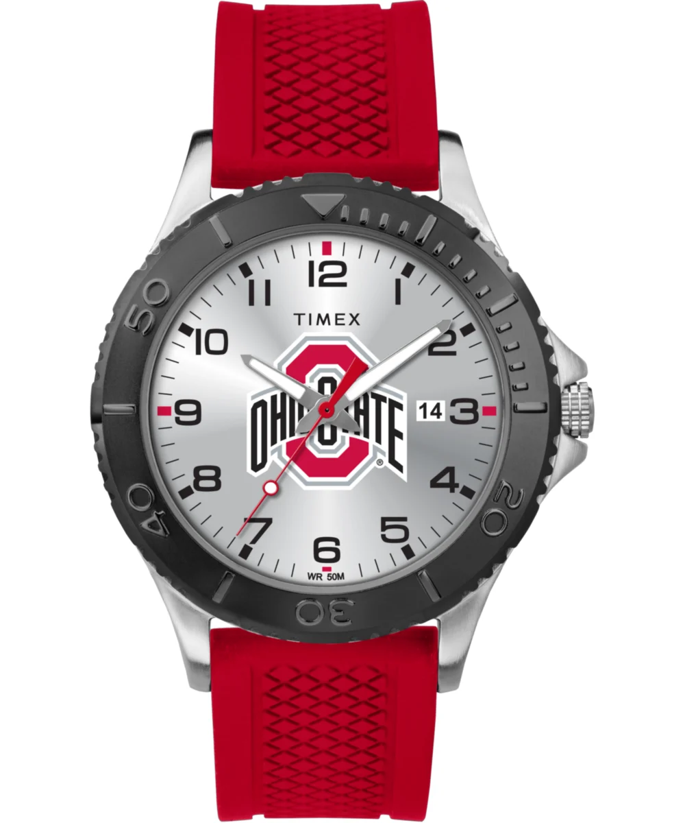 Timex Gamer Red Ohio State Buckeyes TWZUOHIMF 42 mm kol saati
