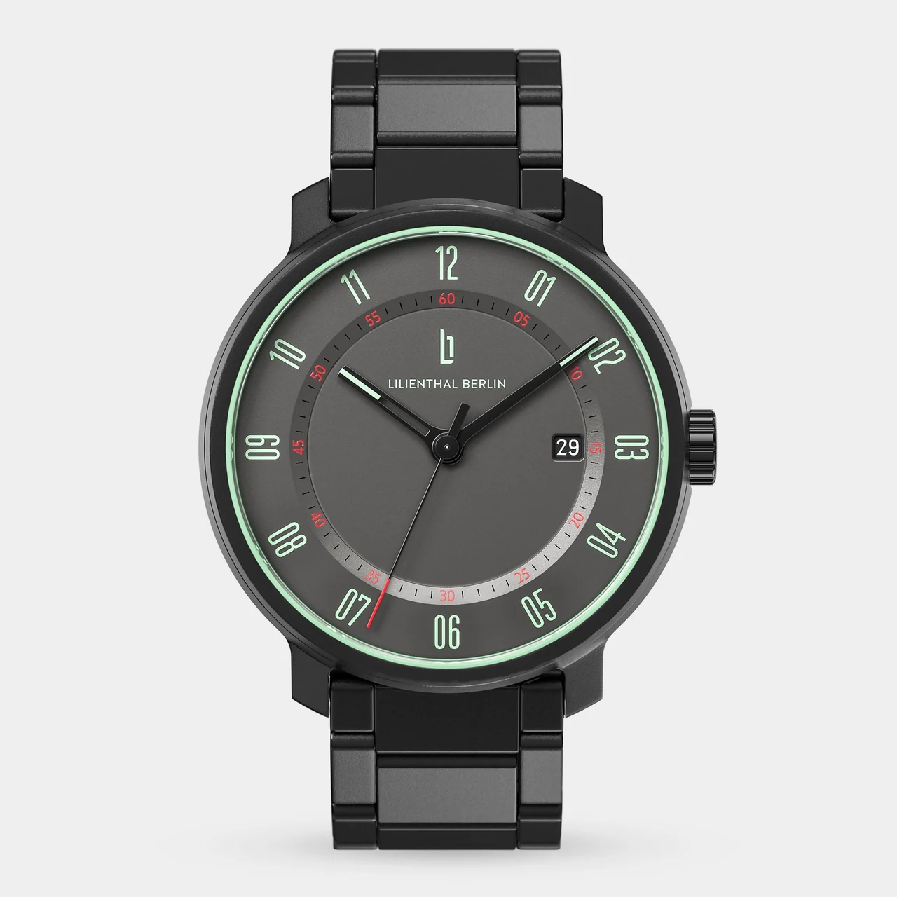 Lilienthal Berlin Neolux N1-002-B040C 43 mm kol saati